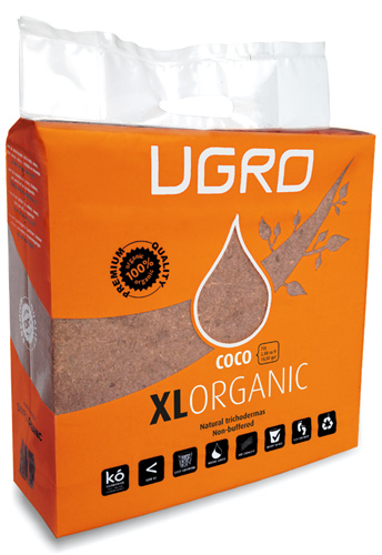 Субстрат кокосовый UGro XL Organic (брикет), 5 кг, 70 литров