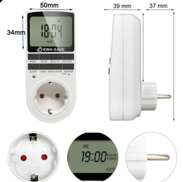 Цифровой таймер LCD дисплей TGE-2 OK