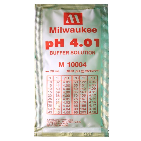 Буферный раствор pH 4.01 20 mL Milwaukee